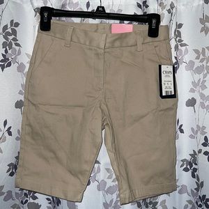 School uniform Bermuda shorts girls 12 NWT CHAPS